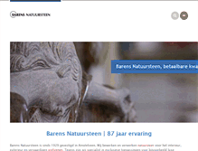 Tablet Screenshot of barensnatuursteen.nl